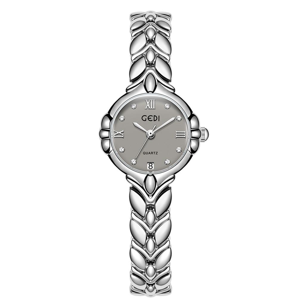 Exquisite And Compact Wheat Ear Bracelet Watch Niche Light Luxury High-End Sense Medieval Women'S Calendar Quartz Watch