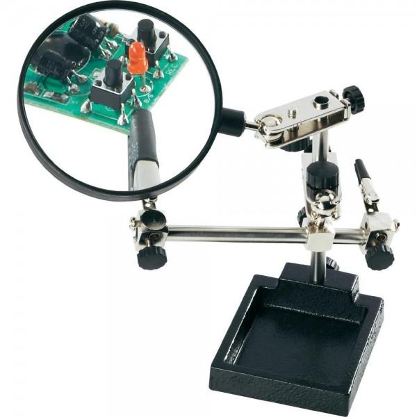 BB81 Third Hand Magnifier + Soldering Holder Set