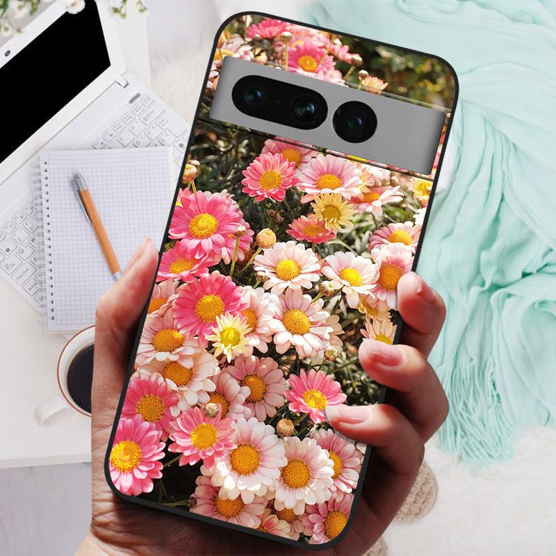 

Чехол для Google Pixel 7 Pro Силиконовый Расписной Мягкий Черный Чехол для Google Pixel 7 Pro 7A Fundas для Googe Pixel7 7Pro TPU Coque for Pixel 7 Pro
