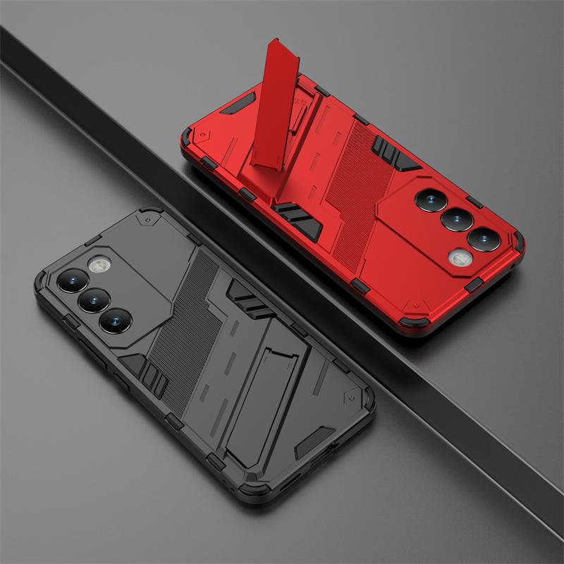 Phone Holder Case For Vivo Y100 Case Anti-knock Armor Full Back Cover For Vivo Y100 5G Case For Vivo Y100 5G Indonesian Version