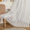 Floral Lace Sheer Curtain Panel Living Room Bedroom Dining Balcony Country Style Window Treatment