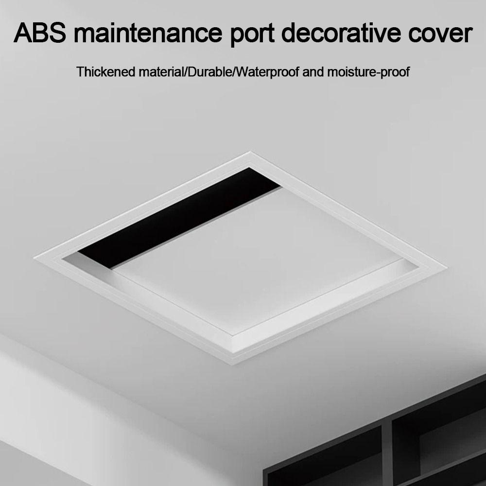 Door Latch White Access Panel Door Plastic Removable Inspection Hole ABS Access Hatch Cover Doors Wall Ceiling