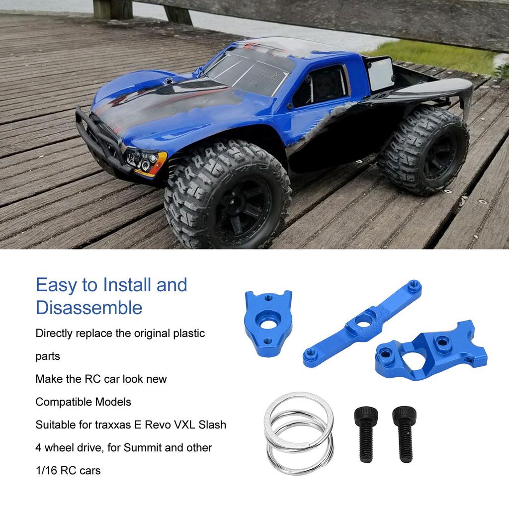 RC Steering Assembly Aluminum Alloy Upgrade Parts for   E   VXL Summit 1Celsius16 RC Cars