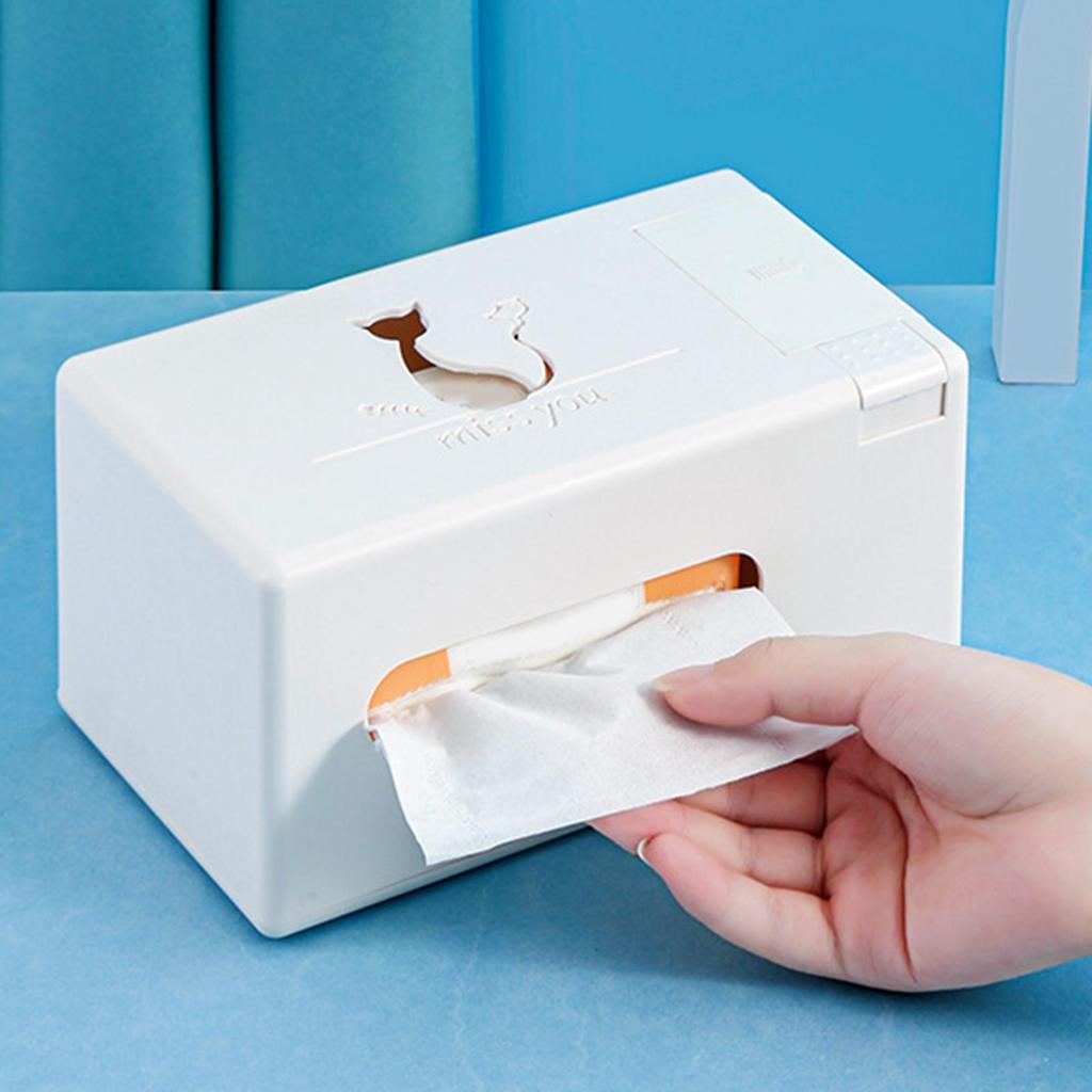Napkin Paper Storage Box Desktop Tissue for Countertop Hotel