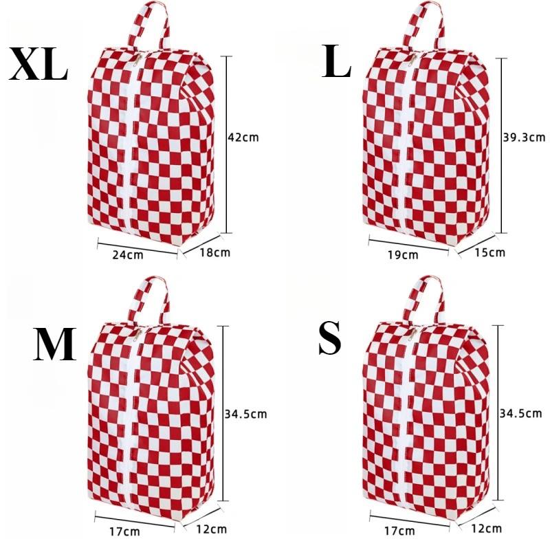 4 Size Portable Waterproof Shoe Storage Bags with Zipper Closure for Men and Women Travel Dustproof Shoes Organizer Bags