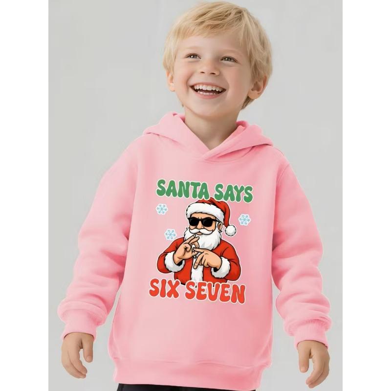 Lustiges Sechs Sieben 6 7 Meme Hoodie für Kinder Chaotischer Humor Y2k Spiel Spruch T-Shirt Weihnachtsgeschenk Jungen Oberteile Mode Kinderkleidung