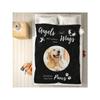 1 Pc Customized Blanket Upload Pet Pictures DIY Flannel Blanket - Customized Warm Photos Perfect Pet Gift for Men and Women