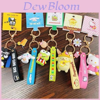 Authentic Hello Kitty Keychain Silicone Cute Cartoon Accessory For Gifts And Bags