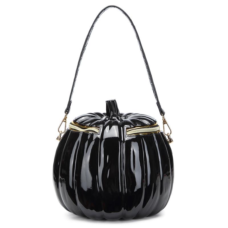 Halloween Pumpkin Shape PVC Shoulder Bag for Women  high quality crossbody bags  casual bags  messenger bag  new fashion