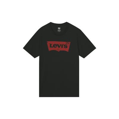 Levis Βαμβακερό Κλασικό Λογότυπο Ανδρικό T-Shirt με Στρογγυλή Λαιμόκοψη Μαύρο 17783-0198