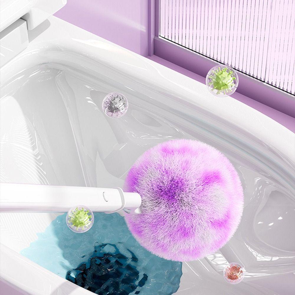 360 Degree Cleaning Toilet Brush Extended Handle Toilet Cleaning Brush  Bathroom Cleaning