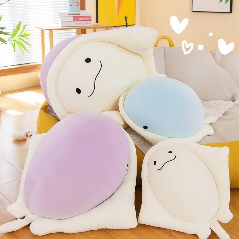 Adorable Plush Stingray Toy With Soft Pp Cotton And Cute Design Available In Blue And Purple