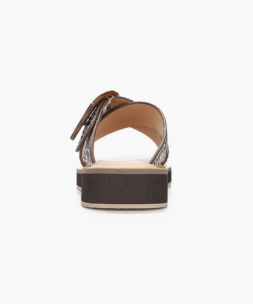 Recur Ecur Anello Modern Summer Platform Sandals Beige 1289