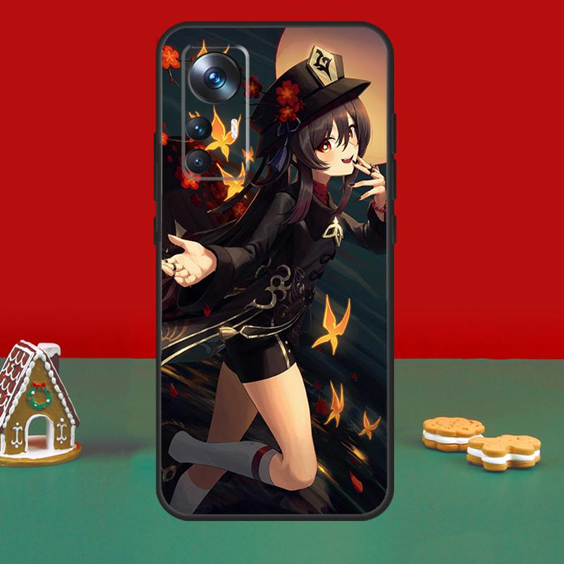 

Genshin Impact Hutao Case For Xiaomi 17 14 15 Ultra 13T 14T 15T Pro Cover For POCO X7 Pro X5 X6 F5 F6 F7 F8 Ultra Xiaomi 14T Pro