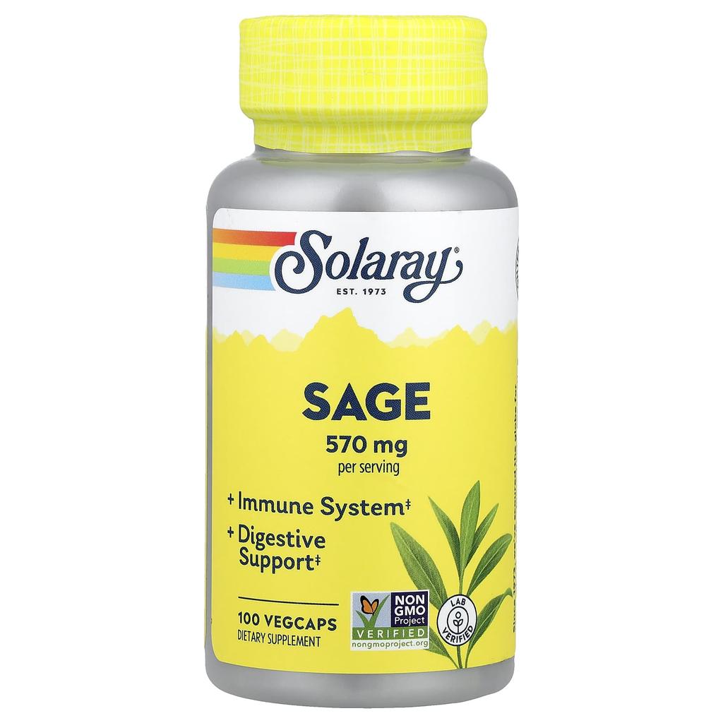 Sage, 285Mg, 100 Veggie Caps