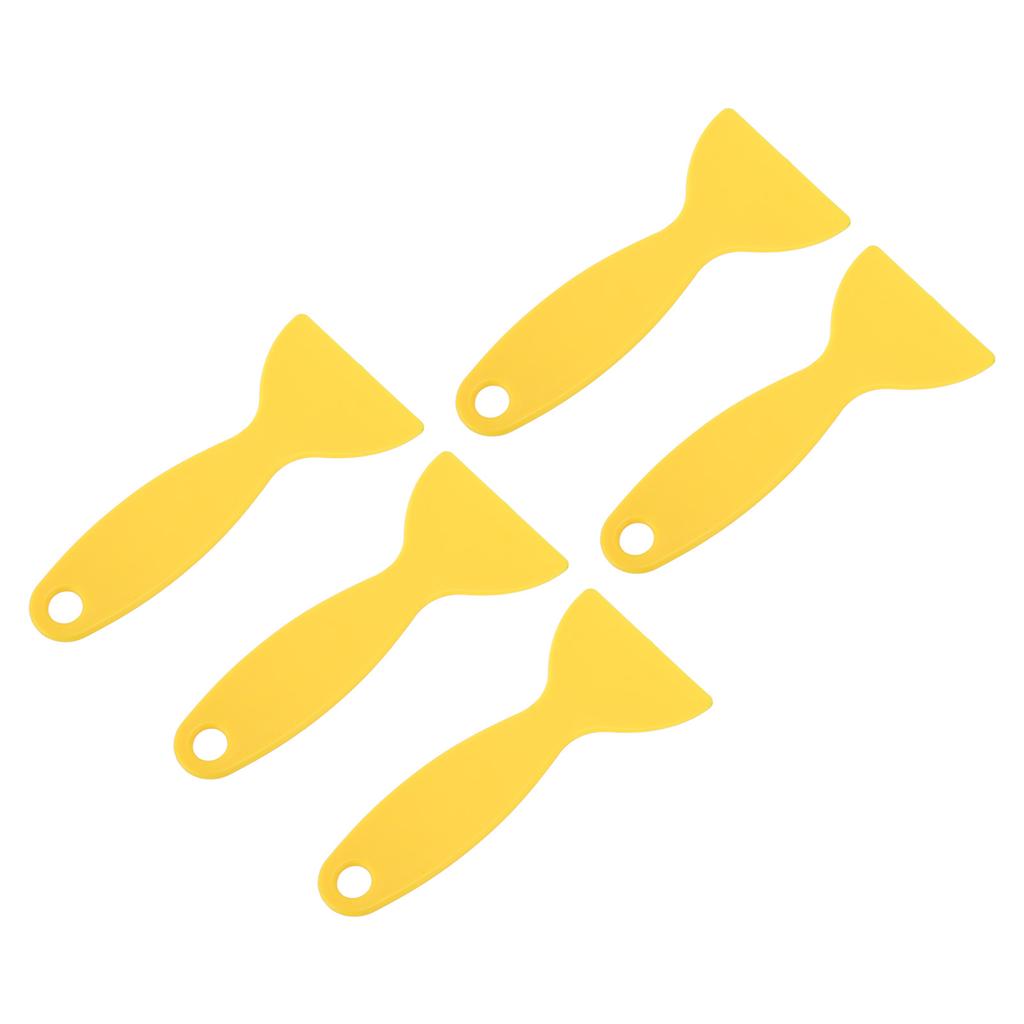 5pcs 3D Printer Spatula Flexible Plastic 3D Printing Resin Removal Scraper for WANHAO D8 for ANYCUBIC for Nova Yellow