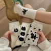 Nouvelles Chaussettes Chat Cartoon d'Automne pour Femmes Chaussettes Chat Mignonnes Motif Cartoon Mignon Chaussette Mi-Mollet Douce Thermique Chaude Chaussette Montante