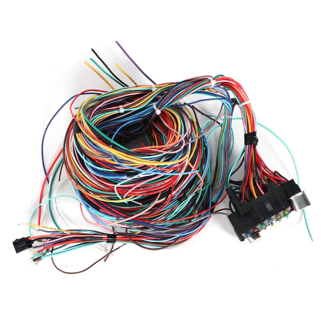 12V 21 Circuit 21 Circuits Wiring Harness Kit Universal Accessory for Car Truck RV Motor Home