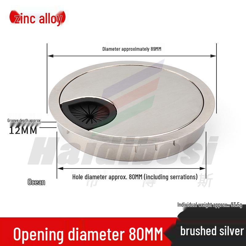 Desktop Cable Management Grommet Cover – Round Hole Sealing & Decoration