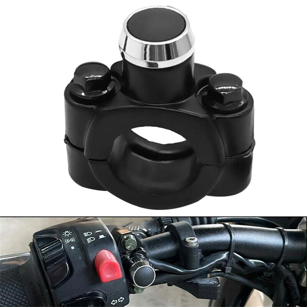 Universal 7/8" Motorcycle Switch Handlebar Mount Electric Power Start Kill Horn Strobe Overtake Light for Motorbikes