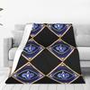 Symbol of Deceit Blanket Cookie Run Kingdom Fuzzy Funny Warm Throw Blankets for Bedspread Autumn/Winter