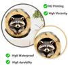3D Simulation Tree Hollow Raccoon Wall Sticker Self-Adhesive Removable Living Room Bedroom Kids Room Background Wall Home Decor Art Wholesale