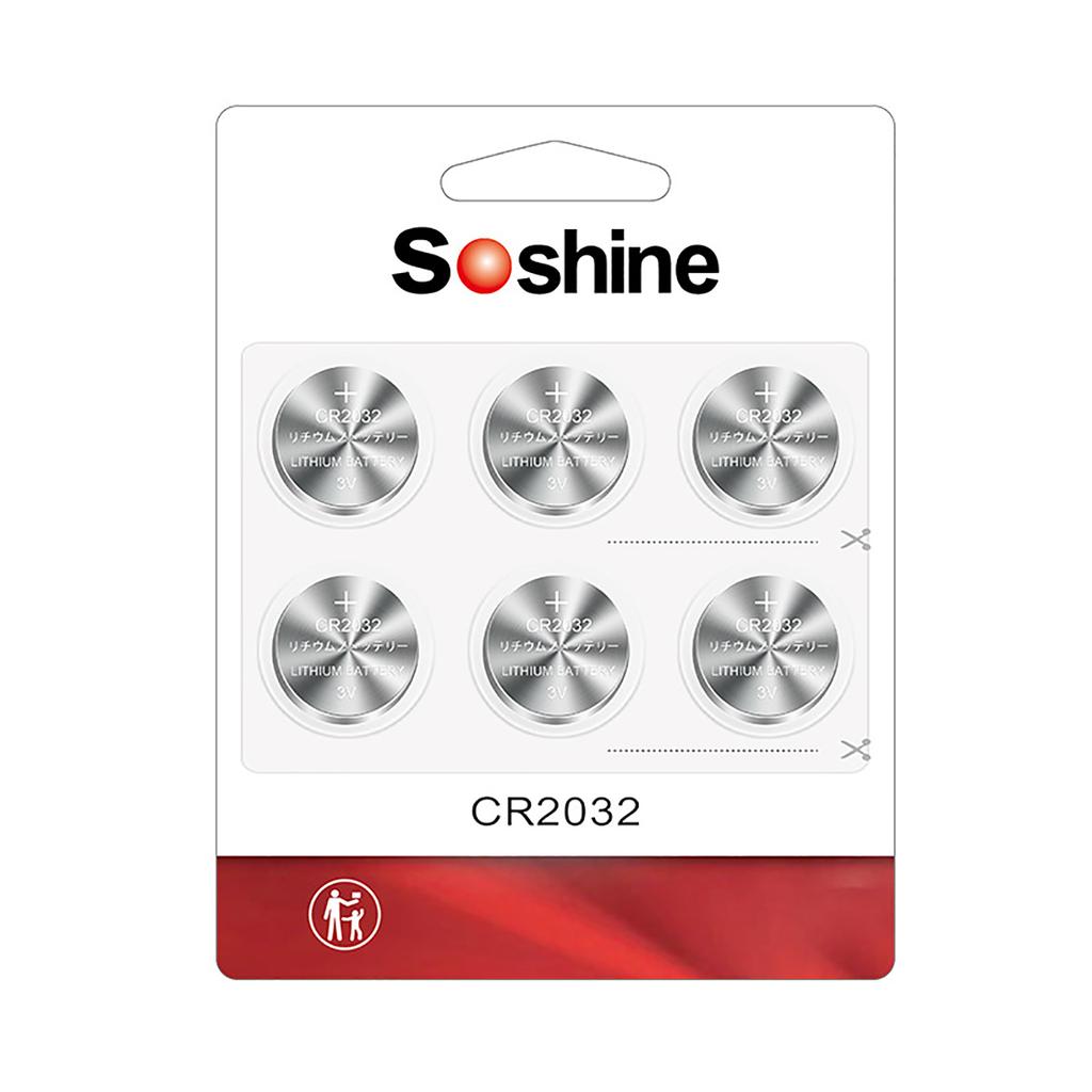 Long-lasting CR2032 Button Cell Battery 3V for Automotive Remote Control Stable and Durable Button Coin Cell Batteries