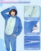 Dtiaagto Kigurumi Pajamas, One-Piece Set for Adults, Winter, Unisex, Loungewear, Halloween Costume, Disguise, Cosplay, Cute, Couples' Coordination