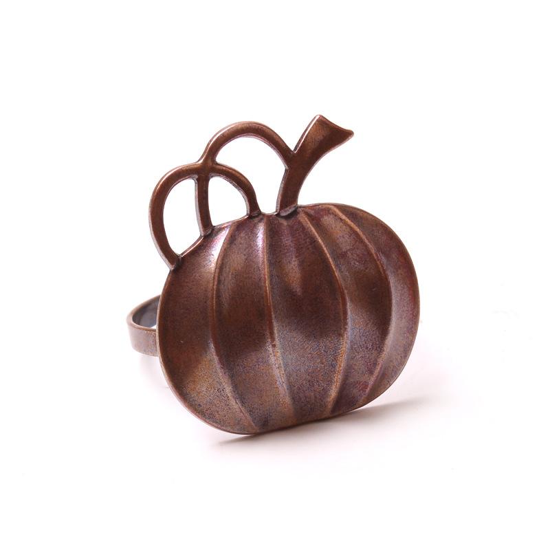 

Кольцо для салфетки, Новый стиль, Бронзовый цвет, Кольцо-пряжка для салфетки в виде тыквы, Кольцо для салфетки на Хэллоуин, Металл, Минималистичный, Кольцо для салфетки Pack of 1