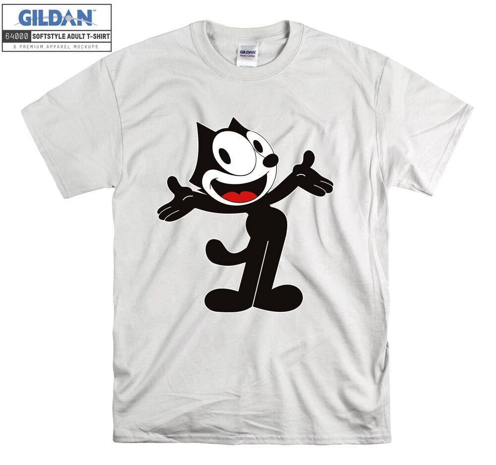 Felix The Cat Vintage Funny 90's T-shirt T Shirt Men Women Unisex Tshirt 705