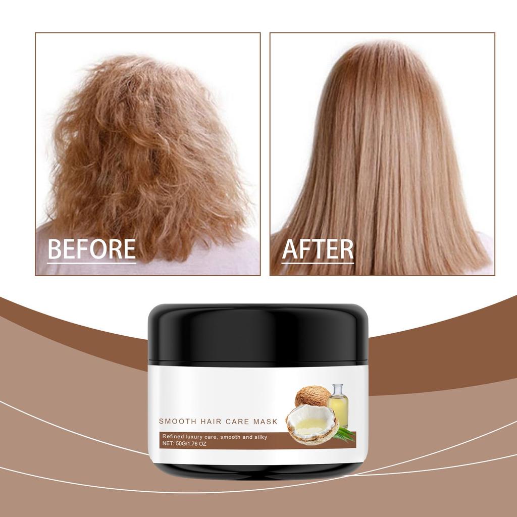 Hair Mask, Healthy Hair Repairs Split Ends, Dry, Damaged Hair, Deep Moisture Smooth Mask For Women And Men