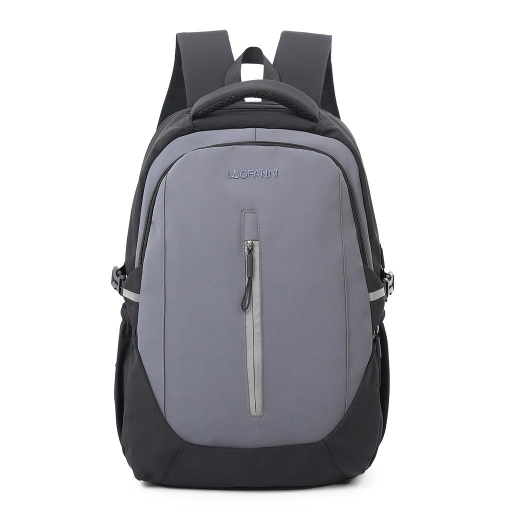 Schoolbag Lightweight Backpack Men's and Women's 1011 New Large Capacity Fashion Leisure Computer Student School Bag Class Travel Bag