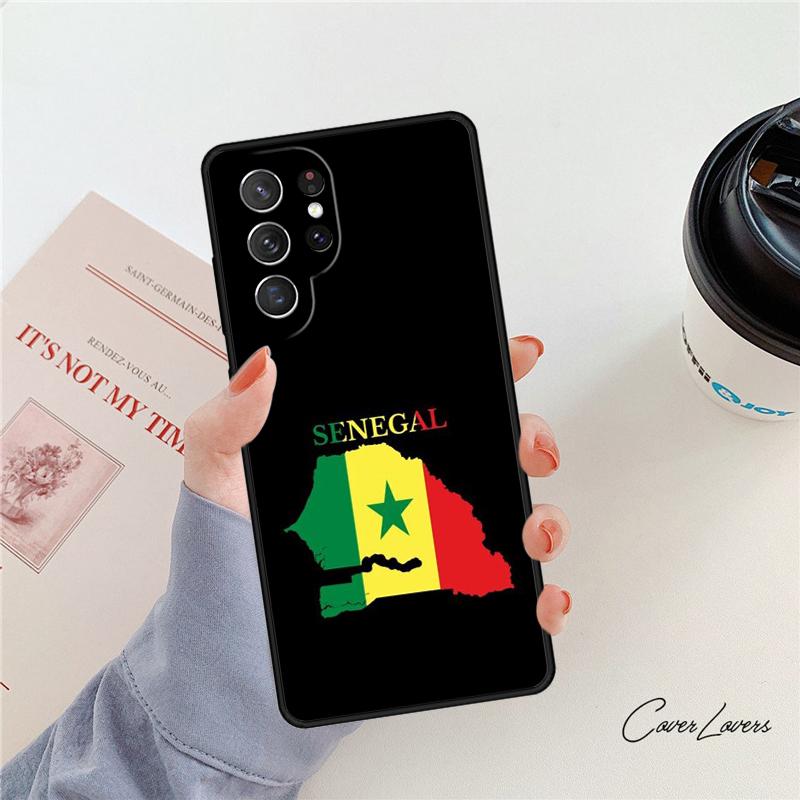 Senegal Flag phone case For Samsung Galaxy S24 S25 S23 S22 Ultra Note 10 20 Plus S20 S21 FE Cover