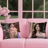 Zhao Lusi Cushion Cover Reversible Plush Pillow Cover – For car, sofa, bedroom, perfect as a gift.