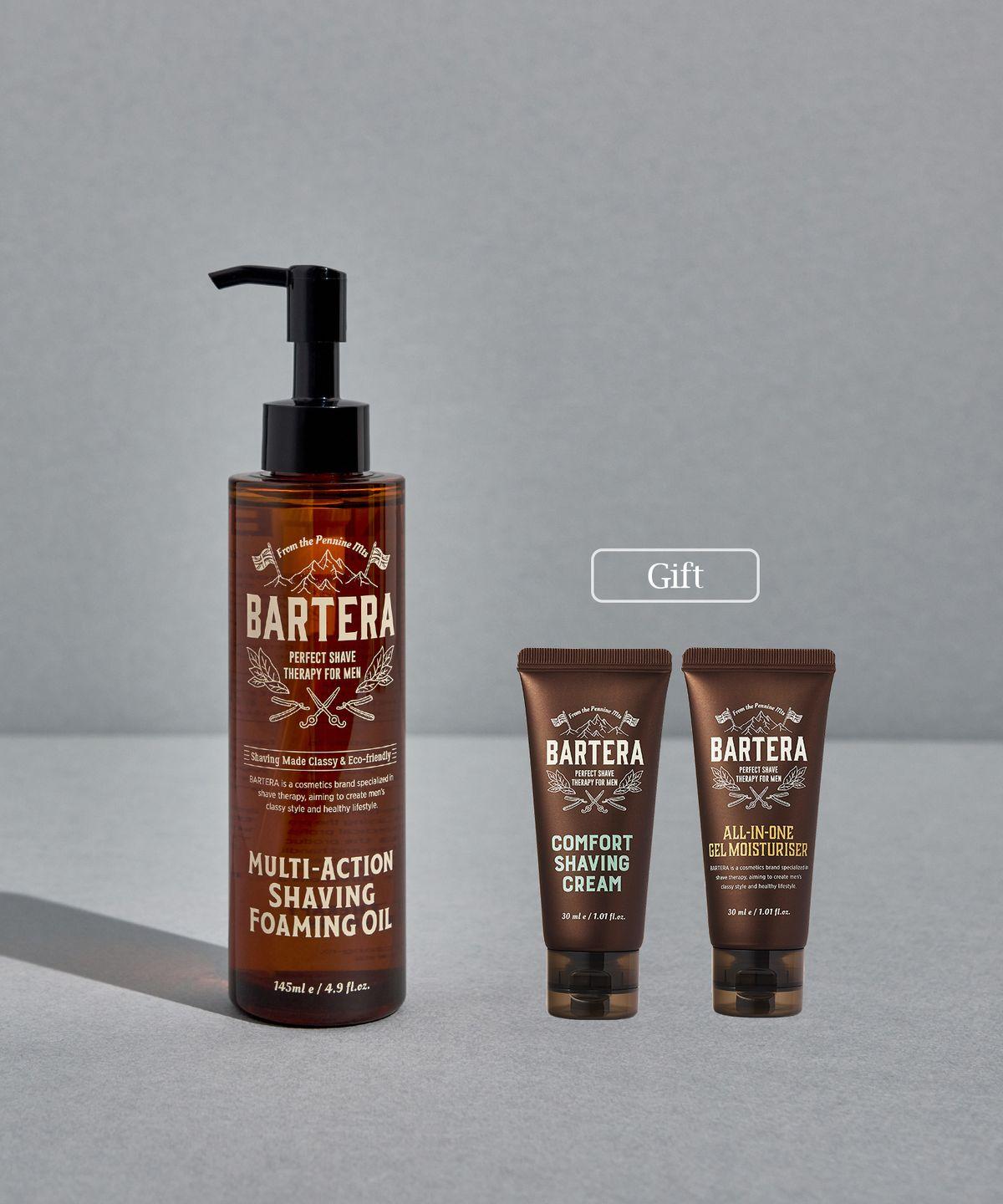 Multi-Action Shaving Foaming Oil Special Set for Men