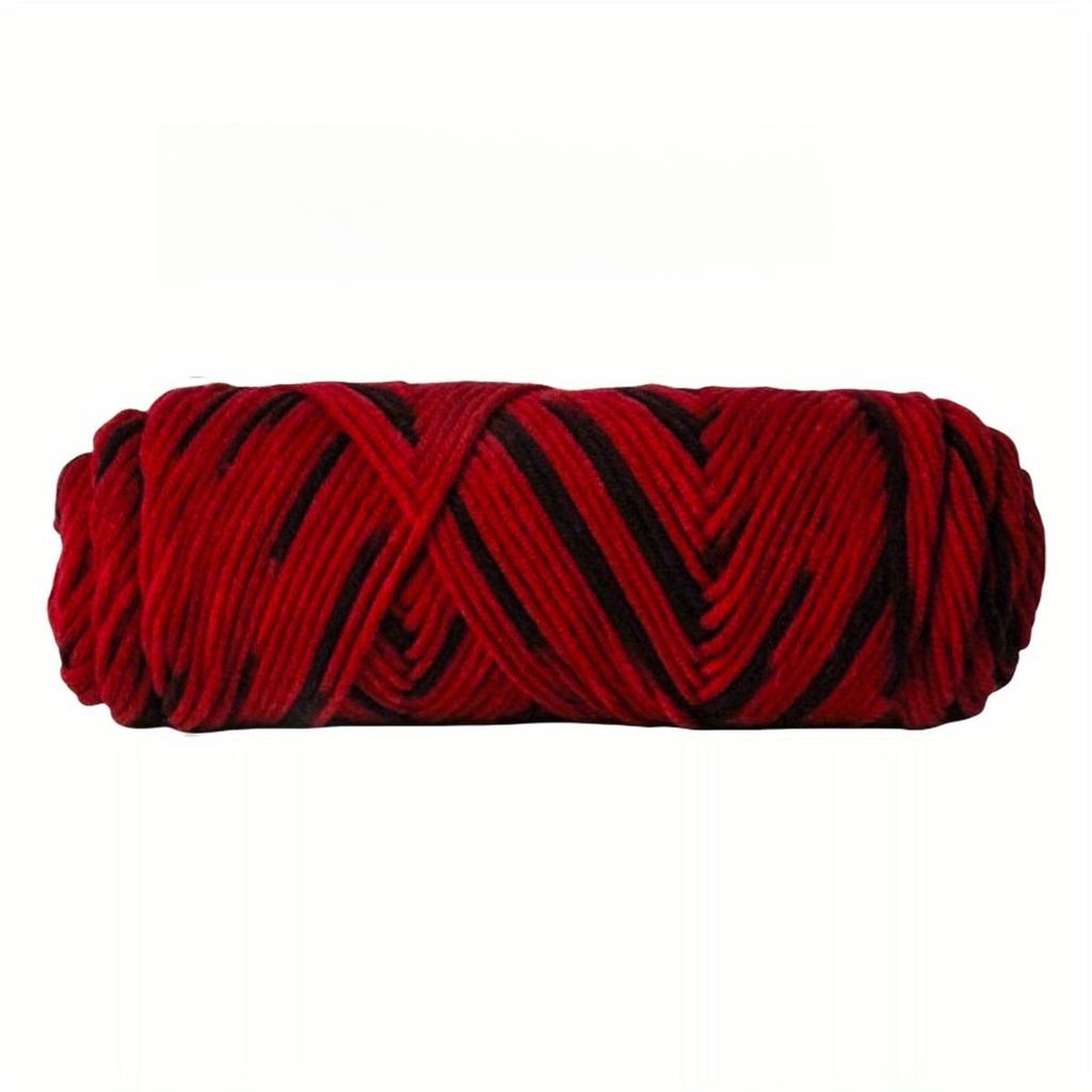 3-Pack Soft & Thick Acrylic Yarn (95g/Skein, 135m) Vibrant Colors for Knitting & Crochet | DIY Hats, Scarves Gloves Cushions | 3.5-4.5mm Needles/Hooks