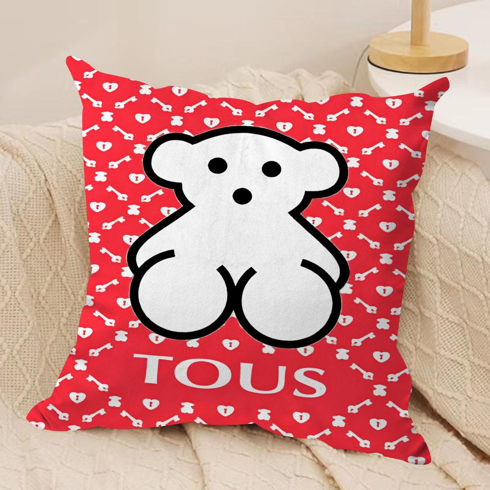 Fashion TTTousLuxury Cushion Cover Silky Short Plush Invisible Zipper Dustproof Sofa Pillow Case For Home Decor