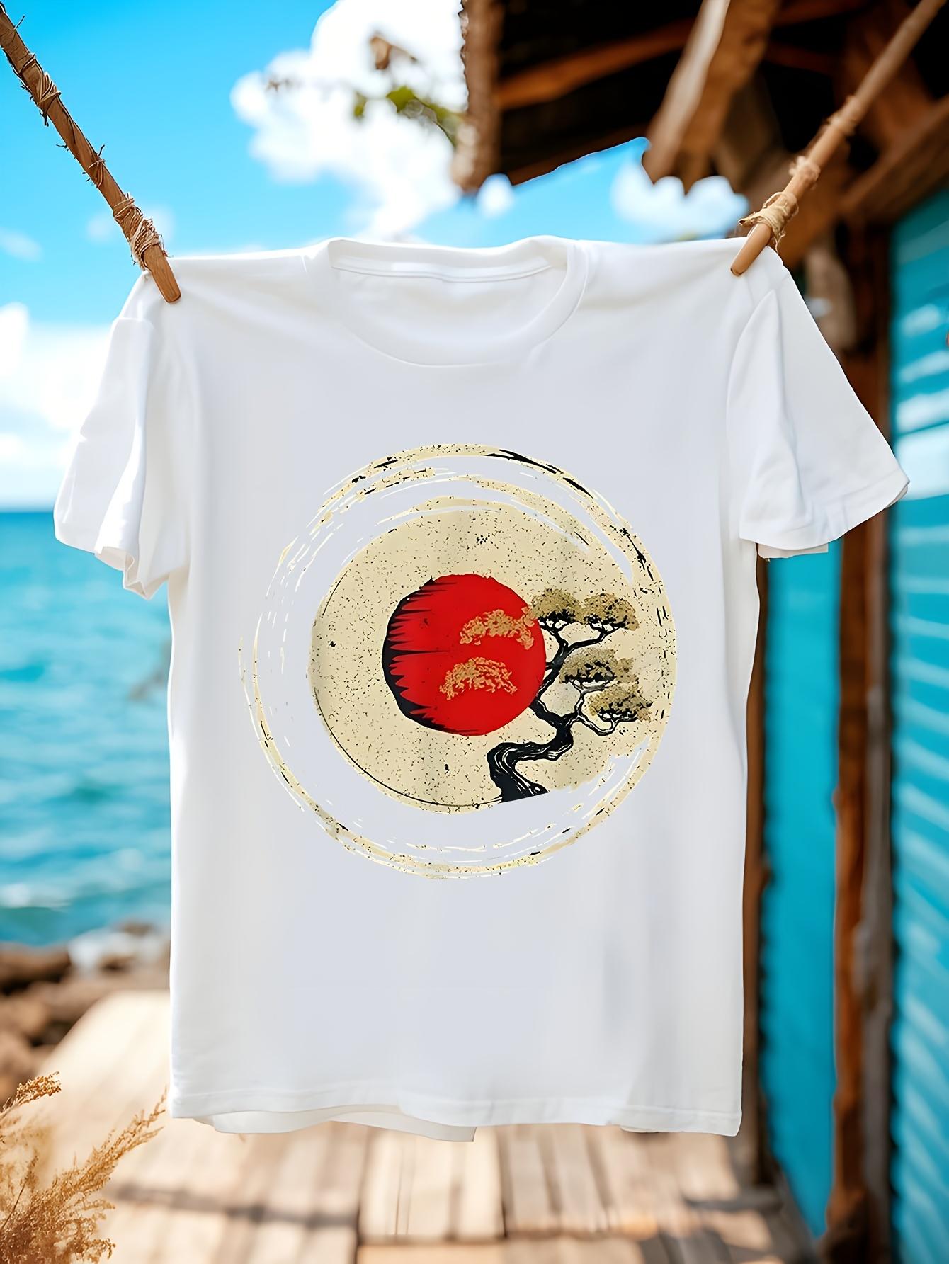 Japanese Bonsai Tree Graphic Tshirt Graphic Tshirt - Blac... XXL
