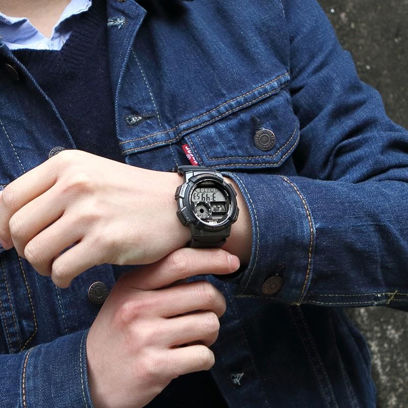 Casio YOUTH series-Disc Digital Display, Classic Retro Fashion, Quartz Movement, Resin Strap, Japanese and Korean Watch, Men's Watch, AE-1000W-1A