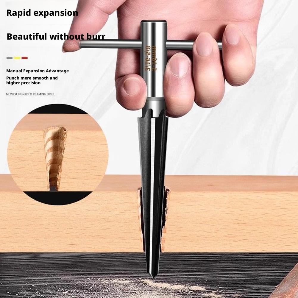 High Carbon Steel Chamfering Tool Handheld Deburring Cutter for Wood with Hex Shank Cone Bits Tool