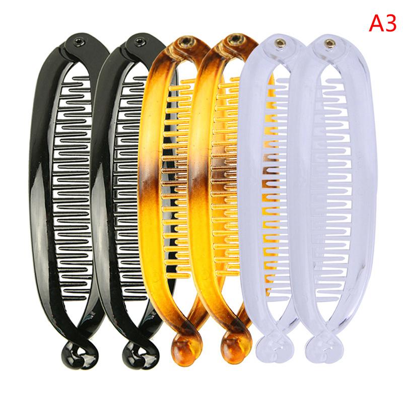 1Set Fish Shape Hair Claw Clips Banana Barrettes Hairpins Hair Jewelry For Women