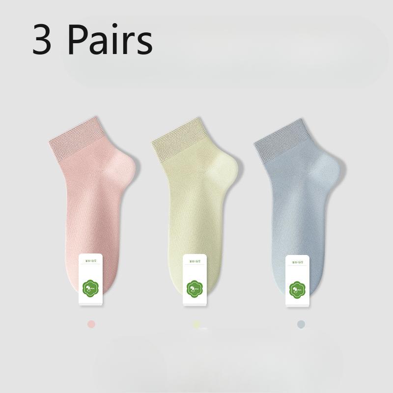 

3 пары женских спортивных бесшовных носков из чистого хлопка, впитывающих пот, для весны и лета, белые короткие носки, тонкие носки до середины икры 1 pair