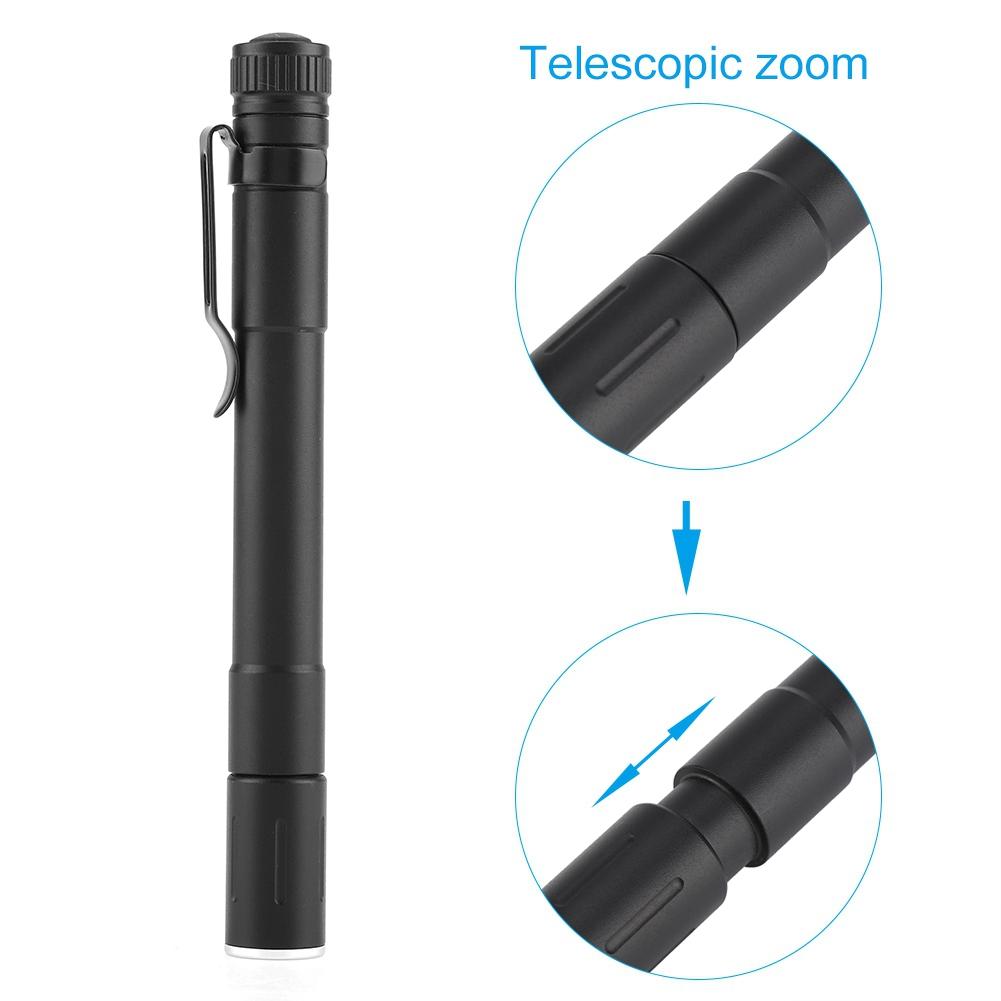 Aluminum Alloy High Power LED Flashlight Outdoor Camping Torch Lamp Light 3 Levels Black