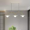 Nordic Minimalist Restaurant Chandelier - Modern Cream Bar Light for Dining Table