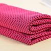 8PCS Polyester Cooling Towel Mesh Texture Microfiber Towel Portable Ice Towel  Hiking