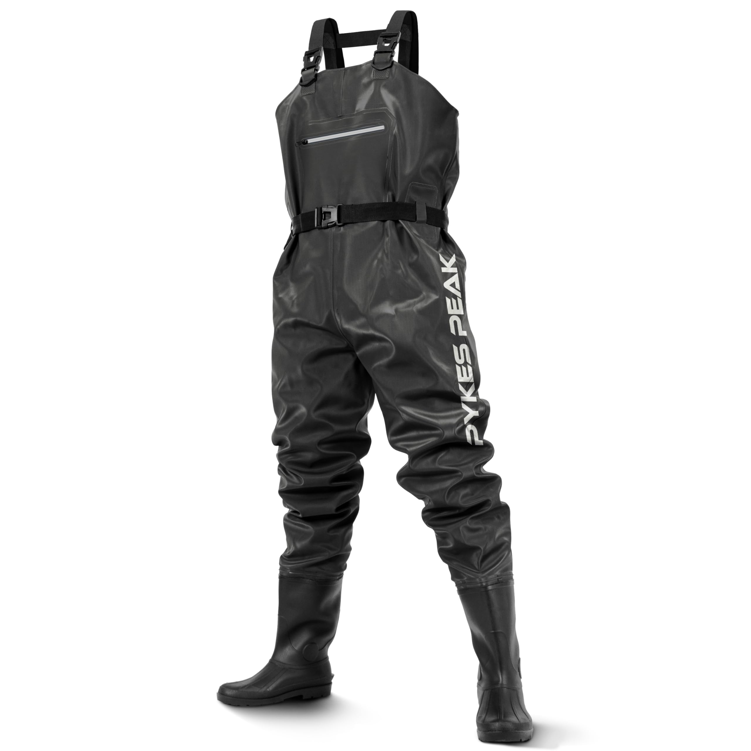 

Вейдерсы PYKES PEAK Рыболовные Радиальная подошва Нагрудные Для серфинга 2 Типа на выбор Полностью водонепроницаемые ПВХ Внутри Не липкие чёрный