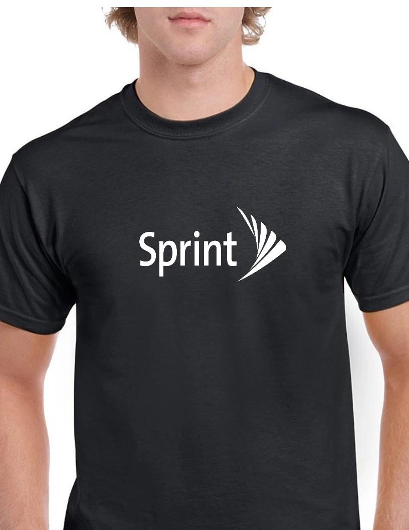 

Sprint T-Shirt 90s Vintage LOGO Funny GEEK Phone Black White Shirt S-5XL 3XL