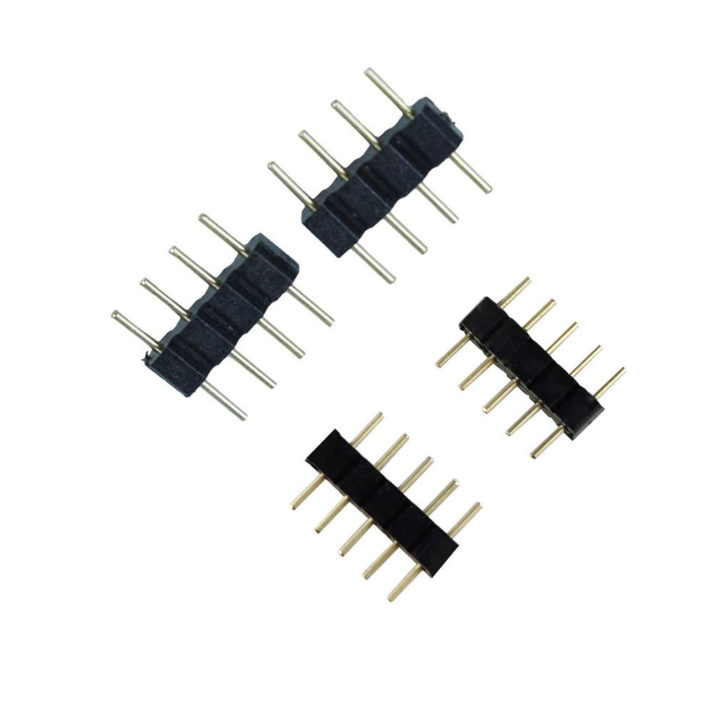 LED Strip Lamp RGB Connector 4Pin Needle LED Adapter RGBW Connector LED Connector Led Strip Light
