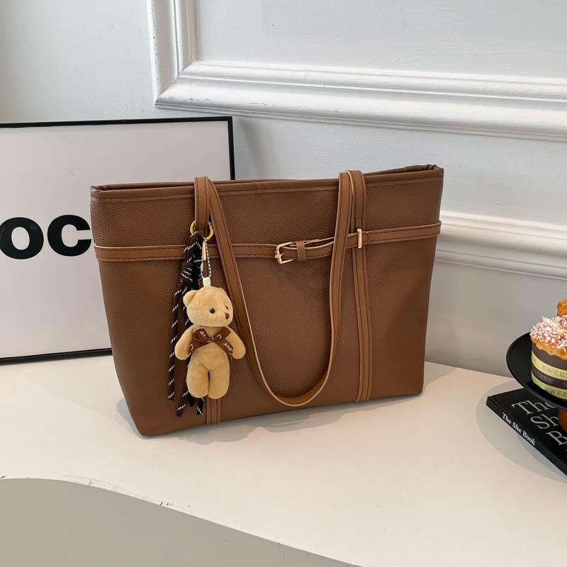 New trendy women's shoulder bag large capacity casual women's tote bag commuter handbag foreign style women's bag