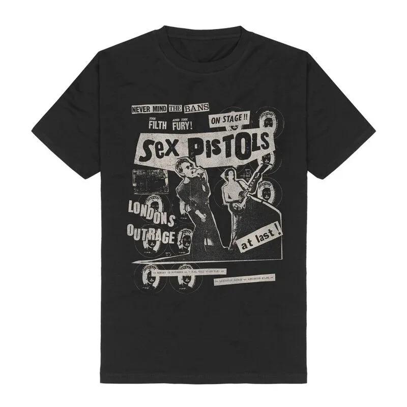 Sex Pistols London Outrage On Stage T-Shirt